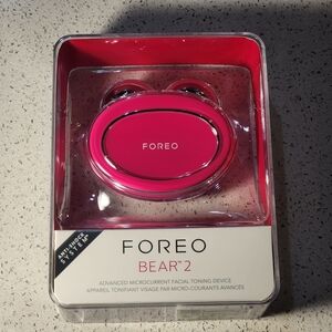 FOREO BEAR 2 Advanced Microcurrent Facial Toning Device NEW fuchsia